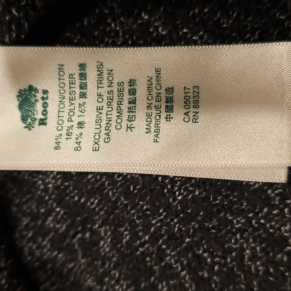 ROOTS | Ladied Blue Overlap Sweater XL - Picture 8 of 8